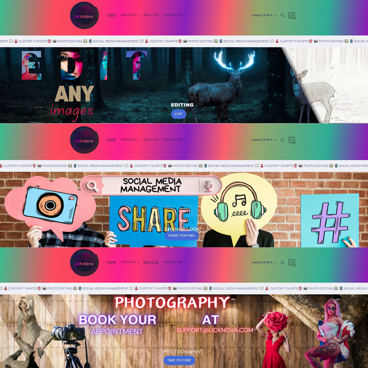 Homepage Banner Design (Shopify)